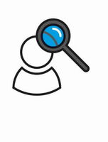 Bewerbungscheck - Darstellung eines Männchens mit Lupe