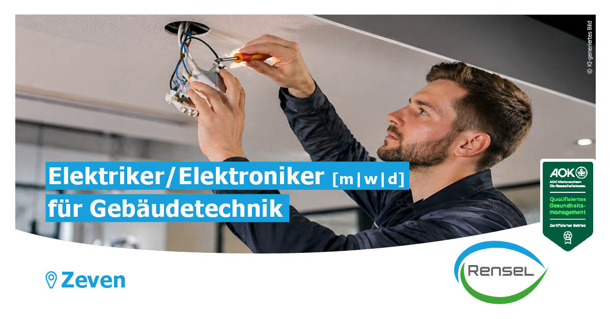 Elektriker / Elektroniker für Gebäudetechnik (m/w/d)  in Zeven