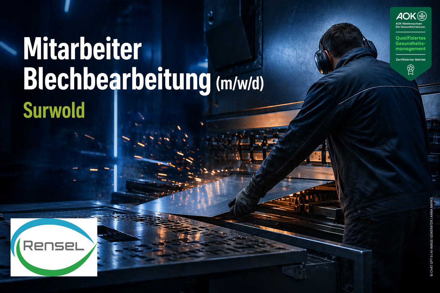 Mitarbeiter Blechbearbeitung [m/w/d] in Surwold