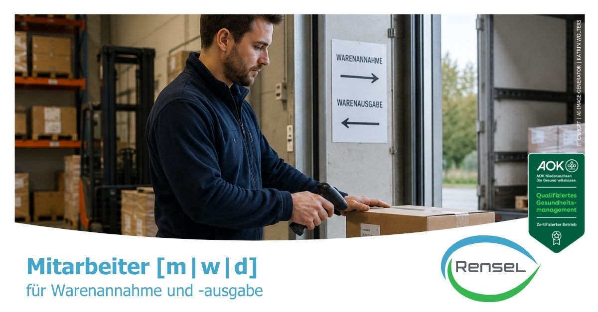 Mitarbeiter für die Warenannahme und- ausgabe (m/w/d) in Heeslingen