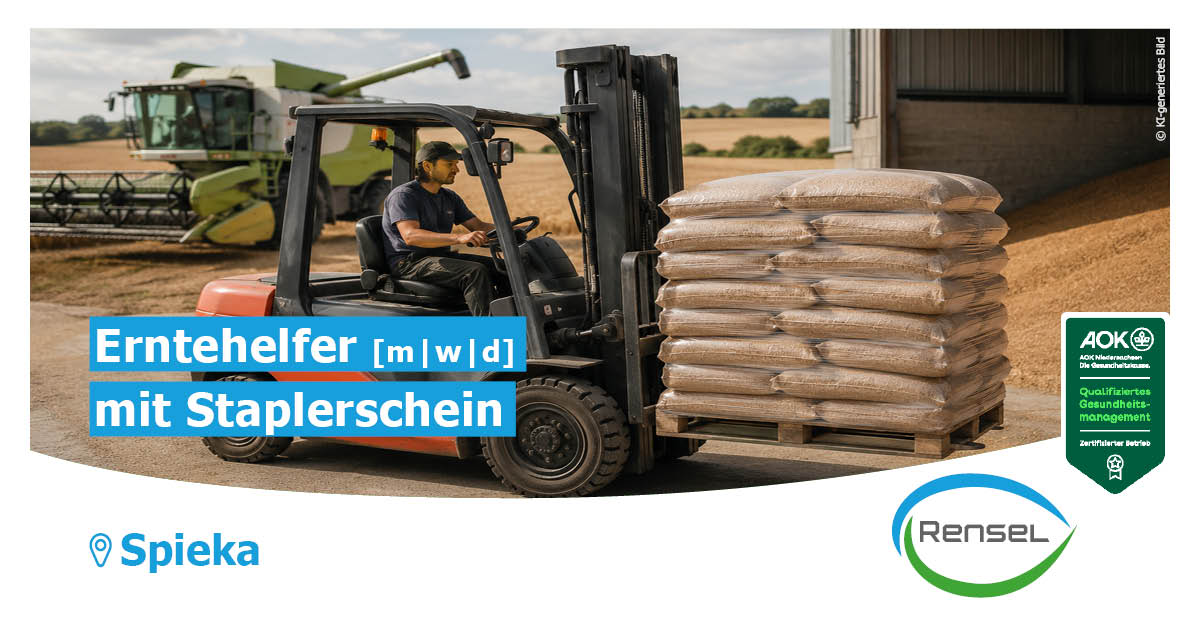 Erntehelfer mit Staplerschein in Spieka [m|w|d] in Wurster Nordseeküste