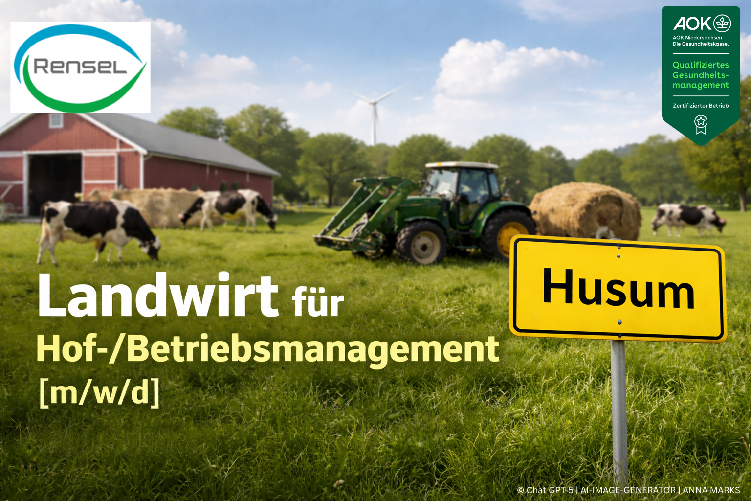 Landwirt für Hof-/Betriebsmanagement (m/w/d) in Husum