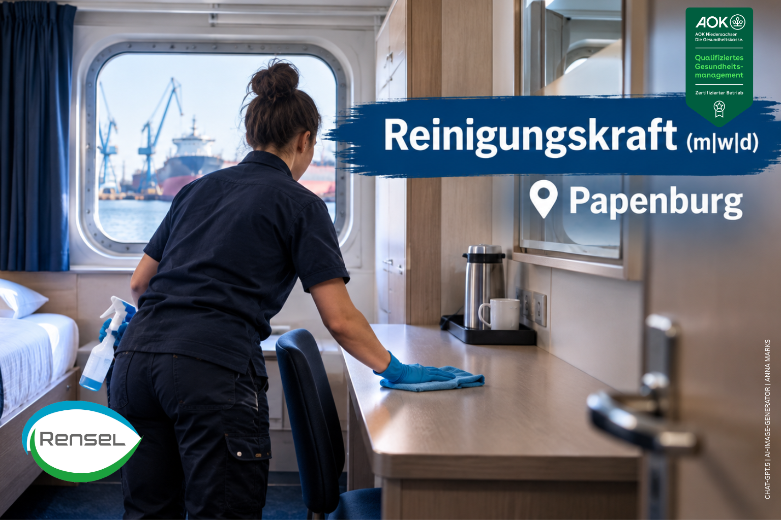 Reinigungskraft [m|w|d] im Schiffbau!  in Papenburg