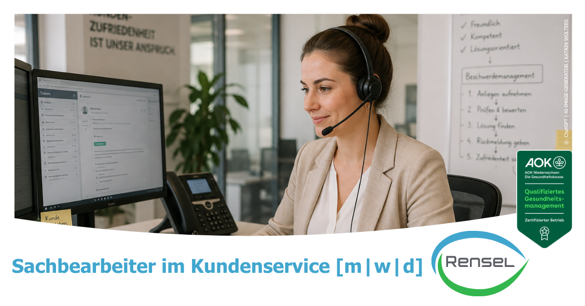 Sachbearbeiter im Kundenservice [m|w|d] in Scheeßel