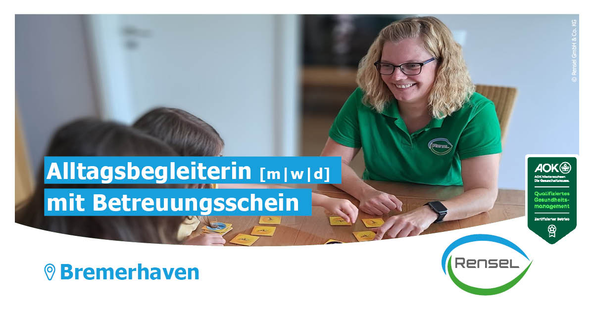 Alltagsbegleiterin [m|w|d] mit Betreuungsschein 