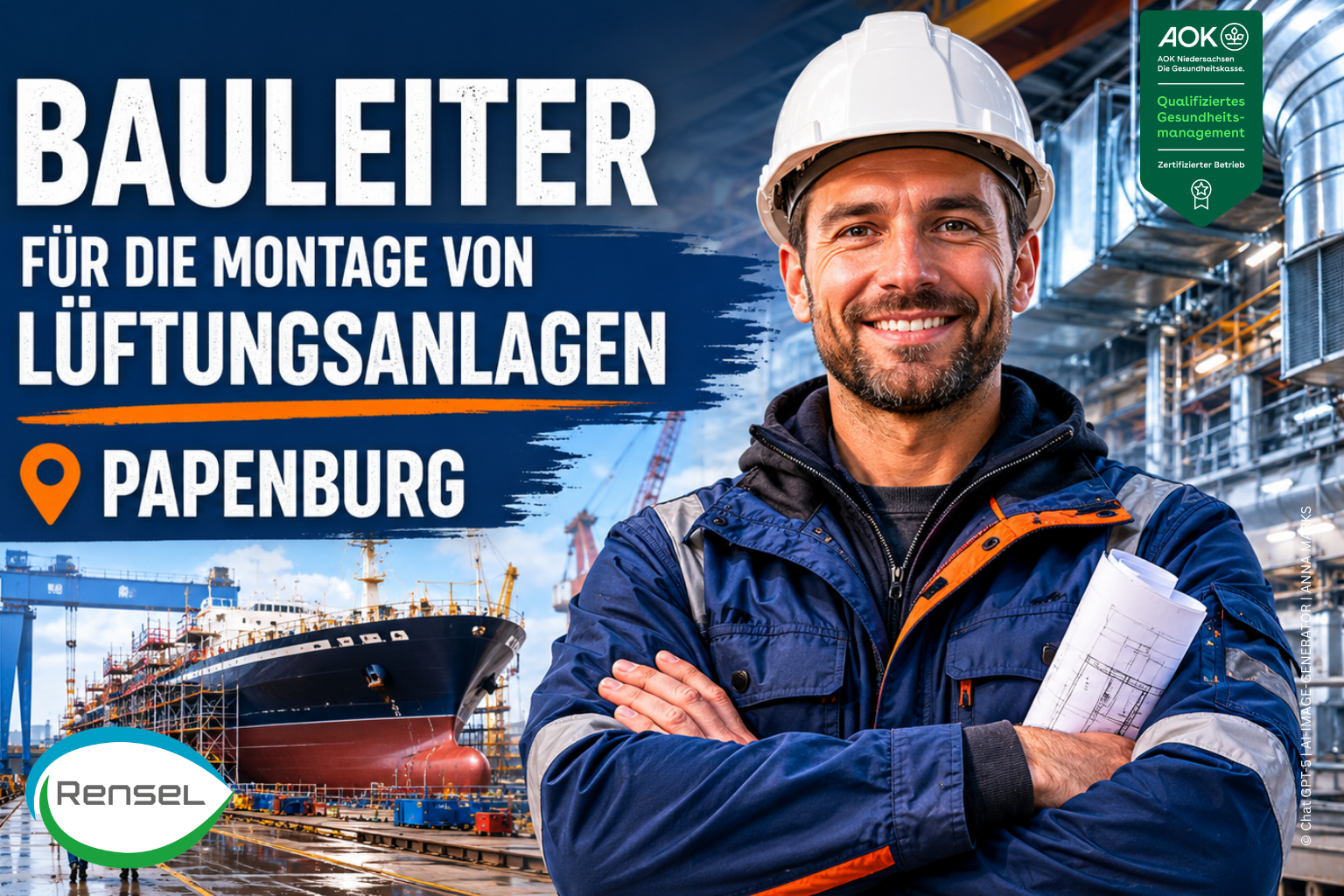 Bauleiter [m|w|d] Montage von Lüftungsanlagen in Papenburg