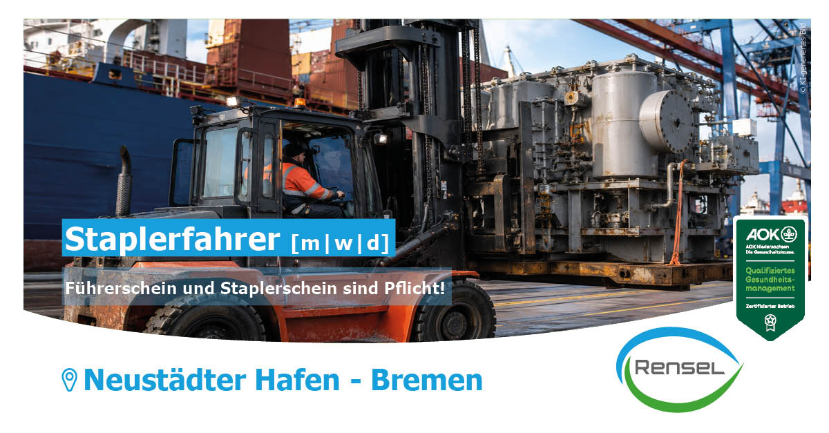 Staplerfahrer [m|w|d] im Hafengebiet in Bremen