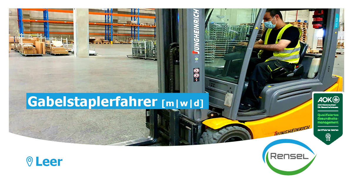 Gabelstaplerfahrer [m|w|d]