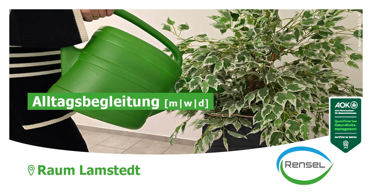 Hauswirtschaft & Alltagsbegleitung [m|w|d] in Lahmstedt in Lamstedt