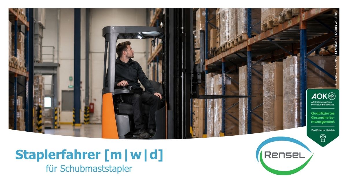 Staplerfahrer (m/w/d) im Lager in Elsdorf, Niedersachsen