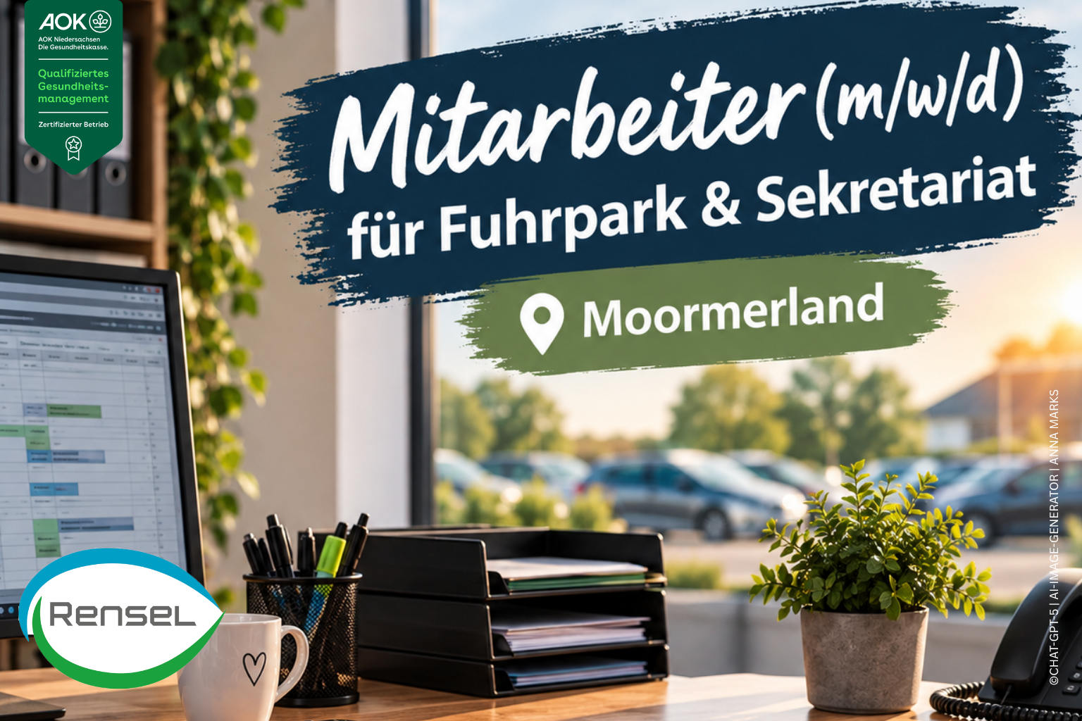 Mitarbeiter (m|w|d) für Fuhrpark & Sekretariat in Moormerland