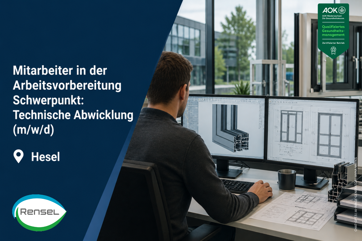 Mitarbeiter Arbeitsvorbereitung Schwerpunkt: Technische Abwicklung [m|w|d] gesucht! in Hesel