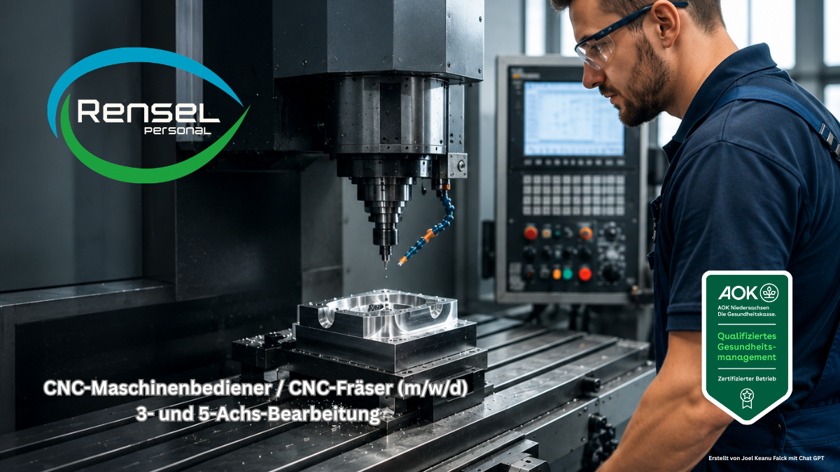 CNC-Maschinenbediener (m/w/d) in Wurster Nordseeküste