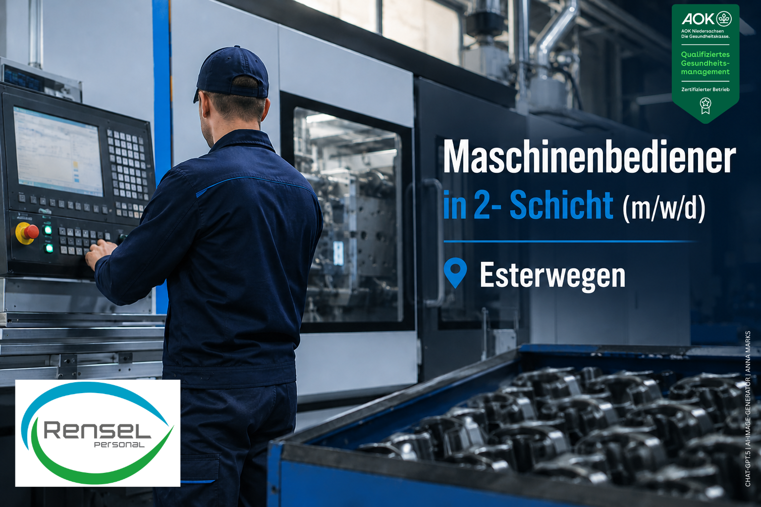 Maschinenbediener [m|w|d] in 2-Schicht in Esterwegen