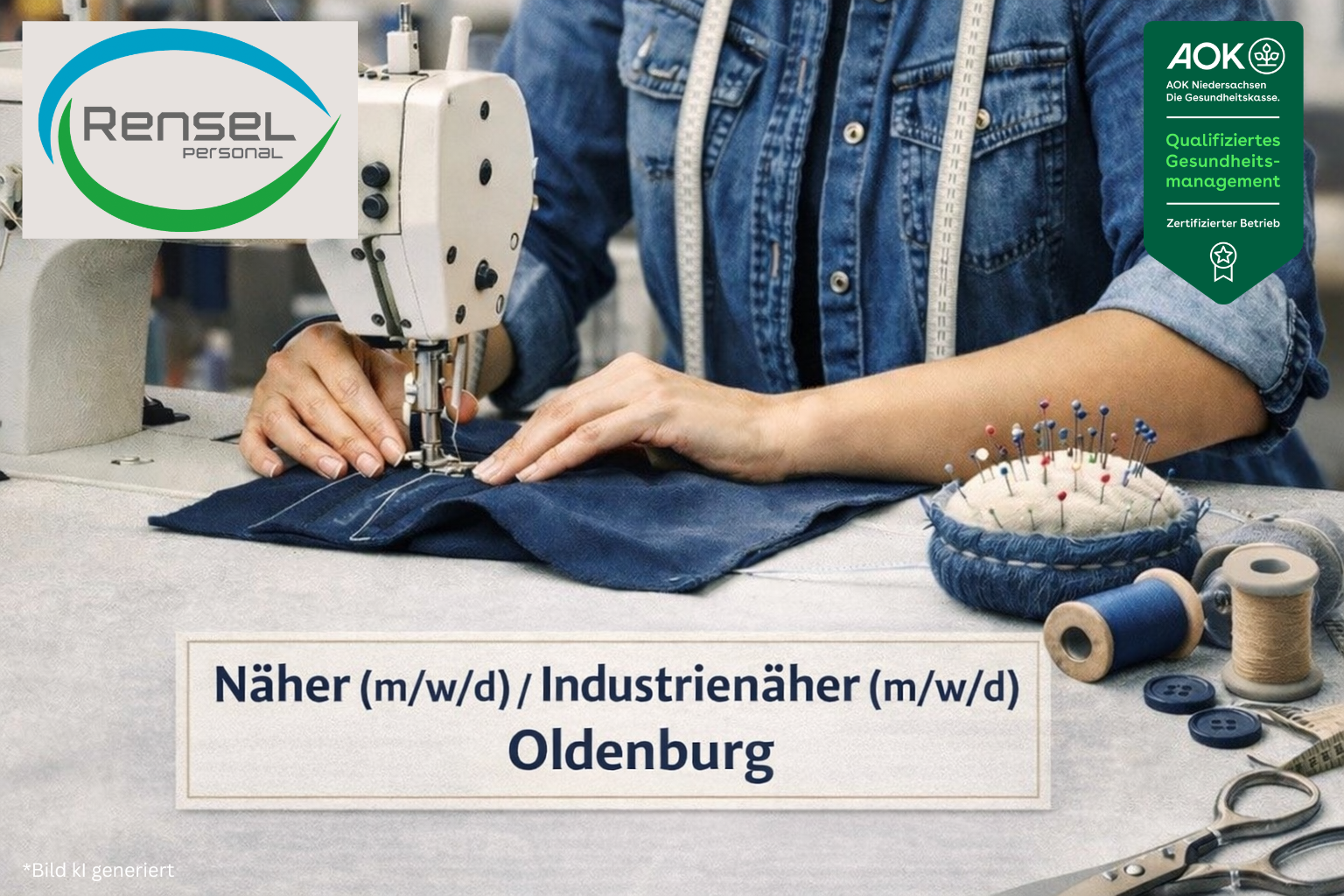 Näher (m/w/d) / Industrienäher (m/w/d) in Oldenburg (Oldb)