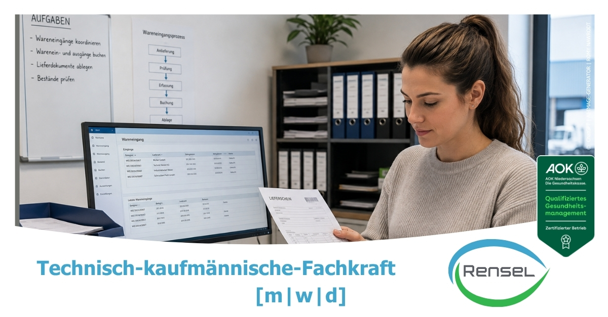 Technisch-kaufmännische Fachkraft (m/w/d) in Bremen