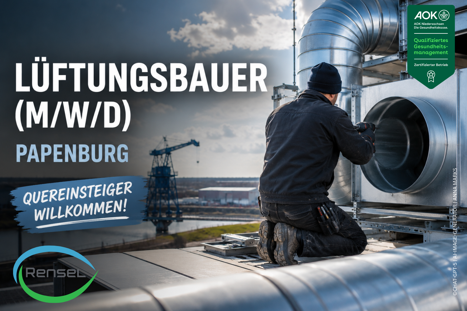 Lüftungsbauer [m|w|d] auch Quereinstieg möglich!  in Papenburg