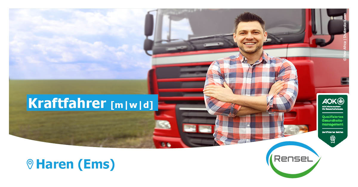 Kraftfahrer [m|w|d] in Haren (Ems)