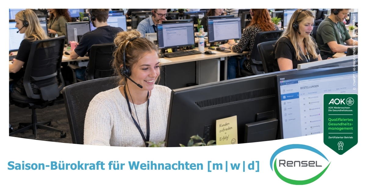 Saison-Bürokräfte für Weihnachten [m|w|d]  in Bremerhaven