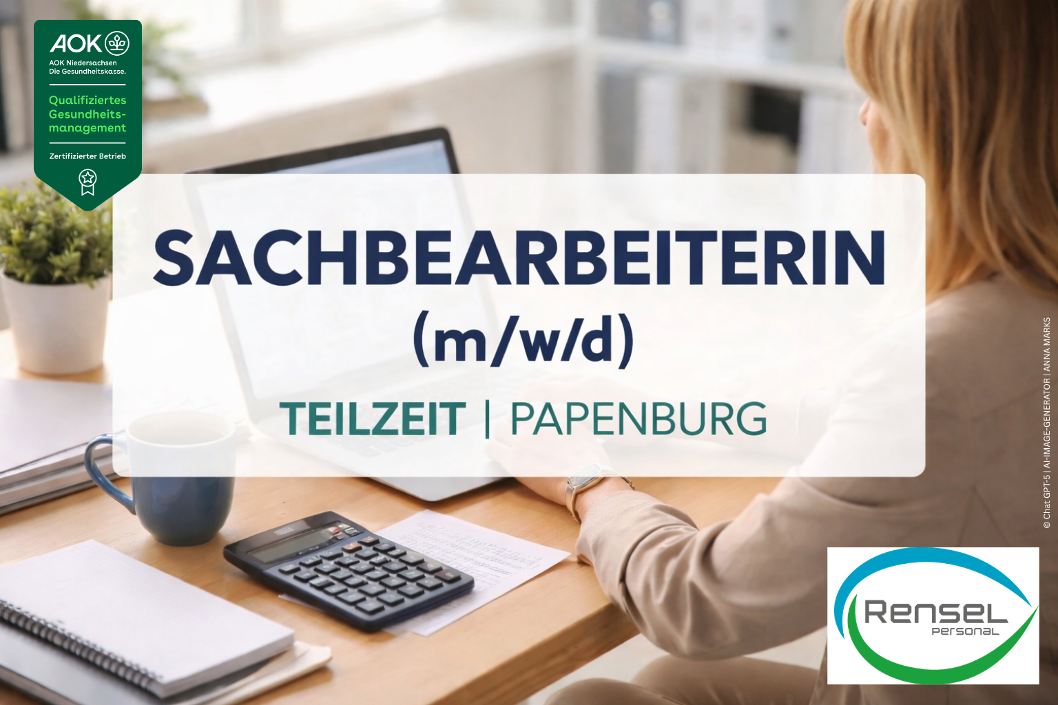 Sachbearbeiter [m|w|d] in Teilzeit in Papenburg