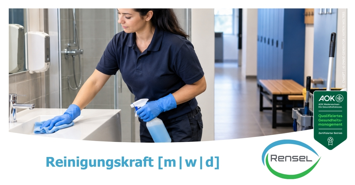 Reinigungskraft (m/w/d) in Zeven
