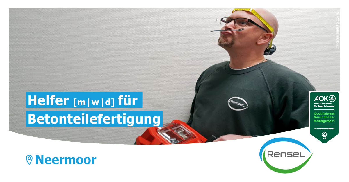 Helfer [m|w|d] für Betonteilefertigung in Neermoor