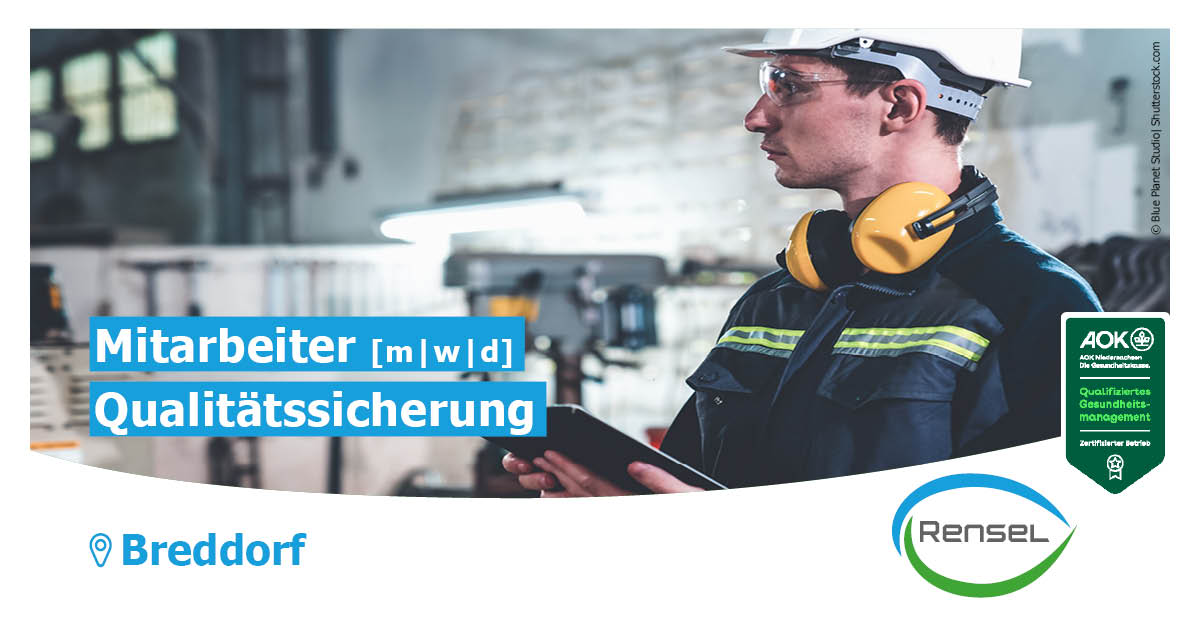 Mitarbeiter (m/w/d) in der Qualitätssicherung für die Endproduktkontrolle in Breddorf