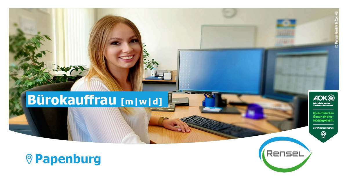 Kauffrau für Büromanagement [m/w/d]  in Papenburg