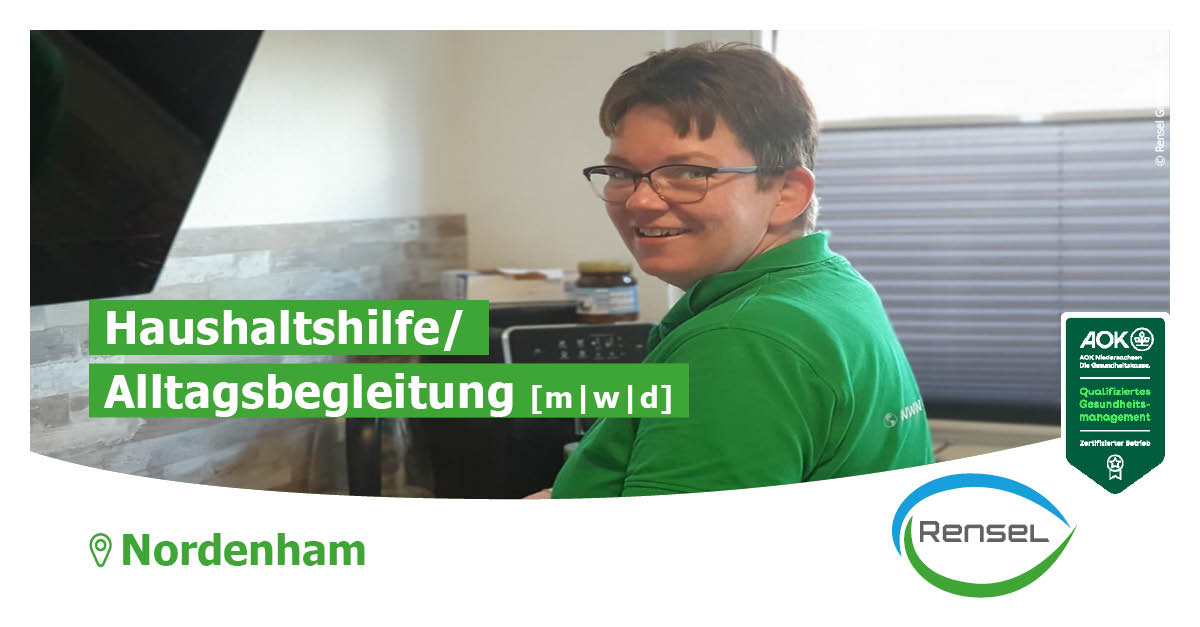 Alltagsbegleiter/Hauswirtschaftshilfe (m/w/d) in Nordenham